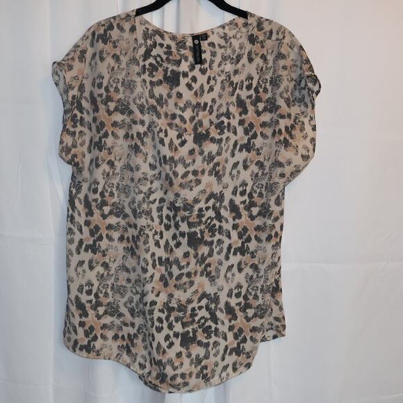 Cotton On Blouse Acid Wash Color Size Medium Dolman Short sleeve - Picture 1 of 10